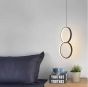 SE LED 20 AINA BLACK PENDANT 20x40x100cm 20W IP20 3CCT WITH MEMORY 2 YEARS WARRANTY A2 HOMELIGHTING 77-50616