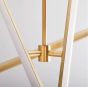 SE LED 50 VAMOS PENDANT GOLD 23W 3CCT 50x50x110cm IP20 220V 2 YEARS WARRANTY A2 HOMELIGHTING 77-50635