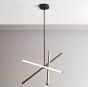 SE LED 50  VAMOS PENDANT BLACK 23W 3CCT 50x50x110cm IP20 220V 2 YEARS WARRANTY A2 HOMELIGHTING 77-50636