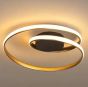 SE LED 50 LICI CEILING GOLD 38W 3CCT 50x9cm IP20 220V 2 YEARS WARRANTY Α1 HOMELIGHTING 77-50644