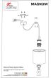 SE21-BR-10-BL3-SH2 MAGNUM BRONZE Grey Shade Pendant+ HOMELIGHTING 77-8734