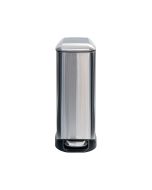 Κάδος Απορριμμάτων 20lt Χρωμέ  με Πεντάλ Slim Inox Estia Home Art 01-9137