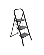 Σκαλοσκαμπώ 46x71x105cm με 3 Σκαλιά Black Estia Home Art 04-14711