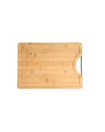 Επιφάνεια Κοπής 35x25cm με Μεταλλική Λαβή Estia Home Art Bamboo Essentials 01-18429