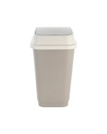 Κάδος Απορριμμάτων 25lt  Πλαστικός Γκρι Fliptop Estia Home Art 01-21979
