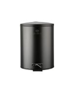 Χαρτοδοχείο Μπάνιου Soft Close 5lt Μαύρο Ματ  Classic Estia Home Art 02-3791