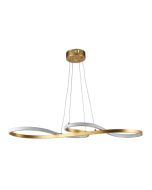 Φωτιστικό Κρεμαστό 75x32xH80cm "Φιδάκι" Χρυσό Ματ Led 20w 3000K 1100lm PDC 681 GD ARlight 0104427