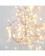 CLUSTER, 300 MINI LED, ΜΕ ΜΕΤΑΣΧΗΜΑΤΙΣΤΗ, 4,5V, ΠΡΟΕΚΤΑΣΗ 500cm, ΜΠΡΟΝΖΕ ΧΑΛΚΟΣ, DAYLIGHT LED, ΙΡ44 600-11716