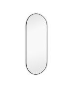 Καθρέπτης Επίτοιχος Π30xY70cm Μέταλλο Black Μέταλλο Mirrors & More Josie 1630102