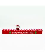 WOODEN CALENDAR WITH SANTA ΔΙΑΚΟΣΜΗΤΙΚΟ 45.5x2.5x11cm ACA X152501