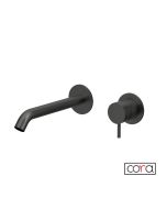 Μπαταρία Νιπτήρα Τοίχου cosmo PVD Black Brushed Inox 316L  6118-411