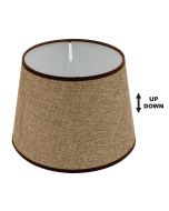 Καπέλο Φωτιστικού D30-24xH22cm E14-E27 Καφέ Ανοιχτό SPC 30 BWL ARlight 0284098
