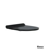 Κάλυμμα Λεκάνης AD120 Slim Soft Close, Bianco Ceramica Black Matt  9620SC-401