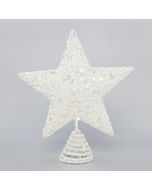 ΚΟΡΥΦΗ ΑΣΠΡΗ, ΜΕ ΝΗΜΑ ΚΑΙ ΠΟΥΛΙΕΣ, 25,4cm 600-40967