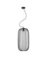 SE21-BL-30 MED BLACK METAL GRID PENDANT E4 HOMELIGHTING 77-8230