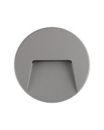 ΦΩΤΙΣΤΙΚΟ ΤΟΙΧΟΥ SLIM LED 3W IP65 230V 4000K Φ135mm ΓΚΡΙ PRO ARTE ILLUMINA Eurolamp 145-52094