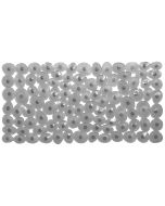 Πατάκι Μπάνιου Αντιολισθητικό 40x70cm Wet Pebbles Γκρι Ημιδιάφανο San Lorentzo 1700123GREY
