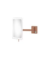 Επιτοίχιος Μεγεθυντικός Καθρέπτης x3 Led 5watt 220-240V IP44 Sanco Led Cosmetic Mirrors Old Copper Matt MRLED-305-M26