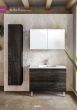 Έπιπλο Μπάνιου 90 εκ. με Νιπτήρα Χρώμα Canyon Greyish Sanitec Alba D 90