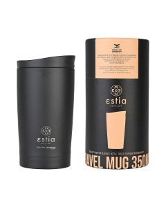 Θερμός 350ml Travel Mug Save the Aegean Midnight Black Estia Home Art 01-20361