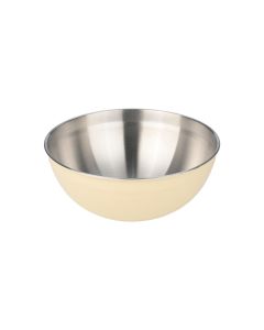 Μπωλ Ανάμειξης Ανοξείδωτο 20cm Estia  Bamboo Essentials Allure Ivory 01-25021