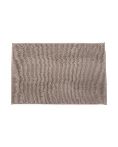 Ταπέτο Μπάνιου 80x50cm Πολυεστέρα Καφέ Estia Home Beads 02-20729