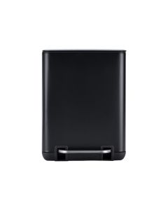 Χαρτοδοχείο Μπάνιου Μαύρο 6lt Soft Close Estia Home Art Cubic 02-20941