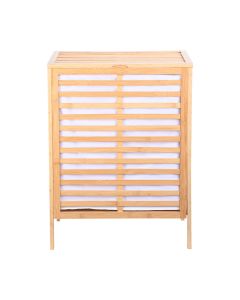 Καλάθι Απλύτων Διπλό 60lt Estia Home Art Bamboo Essentials 02-23775