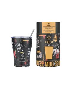 Θερμός Coffee Mug 350ml Estia Home Art Save the Aegean Tokyo Underground 01-22907