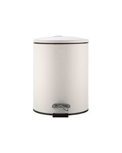 Χαρτοδοχείο Μπάνιου Λευκό 5lt Soft Close Λευκό Estia Home Art Classic White Mat  02-3746