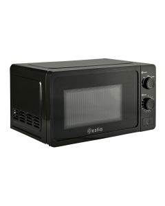 Φούρνος Μικροκυμάτων Μαύρος 700w 20lt Estia Home Art Wave Pro 06-25908