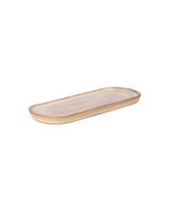 Δίσκος Μπάνιου 26x11x2cm Κεραμικός Μπεζ Estia Home Art Satin 02-27773