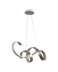 Φωτιστικό Κρεμαστό 70x27xΗ100cm Πλεκτό Νίκελ Ματ Led 100w 4000K 7000lm PDC 672 SL ARlight 0104413