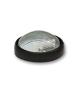 Χελώνα Αλουμινίου Επιτοίχια IP54 L21xW14,2xH10cm 1xE27 Μαύρη Οβάλ WLC 2032 BK ARlight 0144068