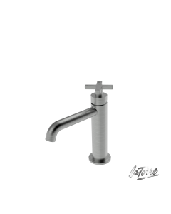 Μπαταρία Νιπτήρα με Βαλβίδα Clic-Clac Εlle Cross La Torre Inox  38004-110