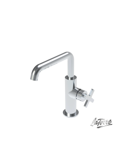 Μπαταρία Νιπτήρα με Βαλβίδα Clic-Clac Εlle Cross La Torre Chrome  38020-100