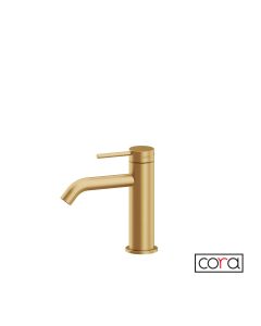 Μπαταρία Νιπτήρα με Βαλβίδα Clic-Clac Cosmo PVD Gold Brushed Inox 316L  6111-211
