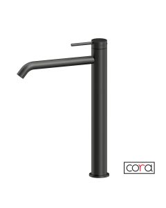 Μπαταρία Νιπτήρα Υψηλή με Βαλβίδα Clic-Clac Cosmo PVD Black Brushed Inox 316L  6113-411