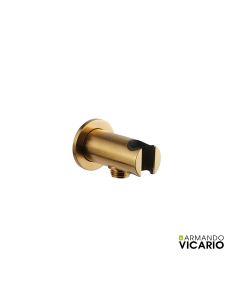 Παροχή Νερού με Στήριγμα Τηλεφώνου Vicario Brushed Gold  900021-201