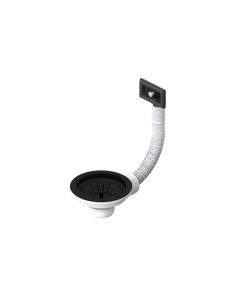 Βαλβίδα Νεροχύτη με Υπερχείλιση 3 1/2'', Black Matt  601-400