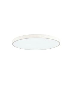 Πλαφονιέρα Οροφής Λευκή 60xH5cm LED 110w 8800lm Εναλλαγή Θερμοκρασίας Led 3CCT by switch InLight 42035-B-White