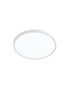 Πλαφονιέρα οροφής LED 18W 3CCT by switch on base σε λευκή απόχρωση D:23x2,5cm 42036-E-White
