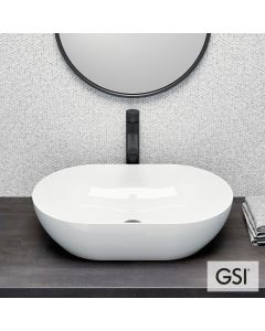 Νιπτήρας Πορσελάνης Pura 60x37 GSI White  8834-300