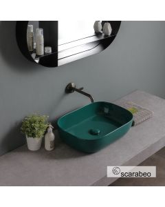 Νιπτήρας Πορσελάνης Glam 56x39 Scarabeo Musk Glossy  1804-900G