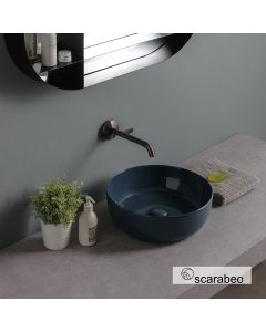 Νιπτήρας Πορσελάνης Glam Φ39 Scarabeo Ocean Glossy  1807-600G