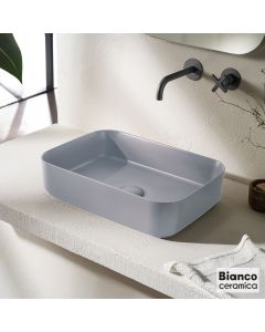 Νιπτήρας Πορσελάνης 50x36 Bianco Ceramica Stone Grey  34050-440