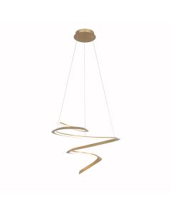 Φωτιστικό Κρεμαστό  Χρυσαφί 60xH150cm Led 40w 3000K 2000lm Triac Dimmable Sun Light FLORA-600 