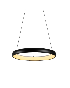 ΚΡΕΜΑΣΤΟ Φ/Σ LED 48W 3800LM CCT IP20 ΜΑΥΡΟ ΜΕΤΑΛΛΙΚΟ + ΑΚΡΥΛΙΚΟ  ACA HM23LEDP80BKCCT