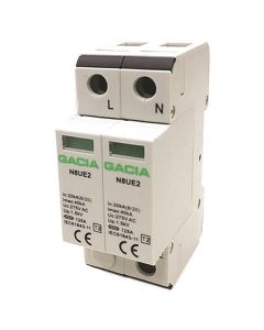 ΑΝΤΙΚΕΡΑΥΝΙΚΟ ΜΟΝΟΦΑΣΙΚΟ Τ2 20kA-40kA 275V 2P Eurolamp 500-22202