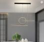 SE LED 100 LUFICET PENDANT BLACK 24W 3CCT 100x6x100cm IP20 220V 2 YEARS WARRANTY A2 HOMELIGHTING 77-50665